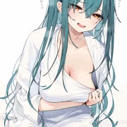 お風呂上りにシャツ借りたギャル