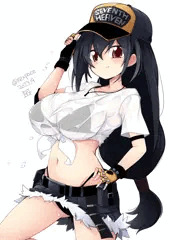 濡れ透けTシャツ黒ビキニPU