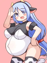 乳牛バニー