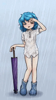 ずぶ濡れ小傘