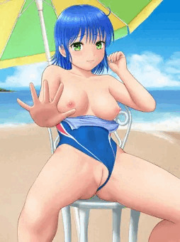 看板娘と海へ行こう～♪