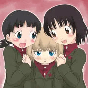 おら達がちびっ子隊長さまもるだよ。