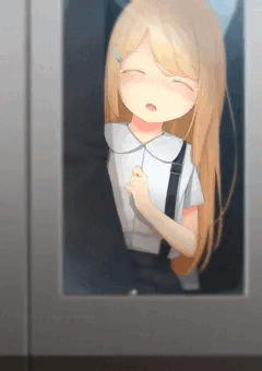 痴漢されるきんぱつちゃん