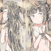 【Skeb】黒髪を無理やり髪コキに使われちゃう子