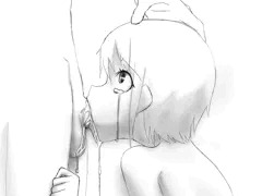 【白黒練習】イラマチオ