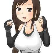 ティファらくがき