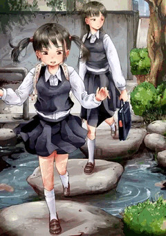 テスト期間中の女の子③