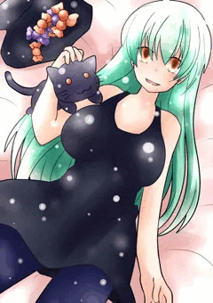もうすぐハロウィンなので魔女っぽい女の子
