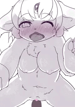 『嬉しそうにキスしながら正常位で中出しされているえふぃ』*お題