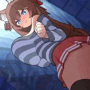 巨大サッキちゃん、挟まる