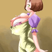 横からおっぱい