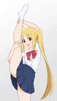 虹夏ちゃんのI字バランス