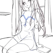 下着姿のおねーさん