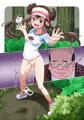 しげみの影でおしっこしてる最中に種付けおじさんに勝負をしかけられたメイちゃん