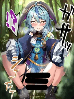 リク絵　（限界放尿珠乃井ナナ）