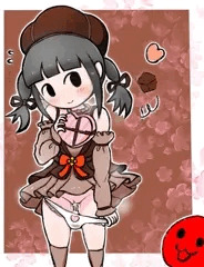 今月描いた太鼓の達人の女の子