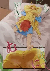 ひなたちゃんの寝相が悪すぎてシックスナイン状態になったひなノア