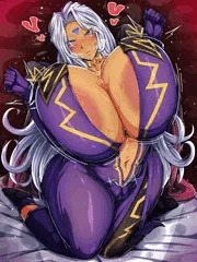 [Skeb] ウルド　膝立ち乳寄せポーズ