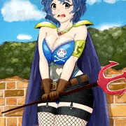 風花と悪の女幹部コスプレ