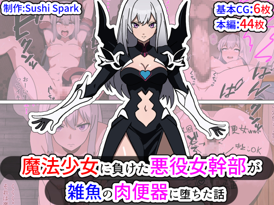 魔法少女に負けた悪役女幹部が雑魚の肉便器に堕ちた話