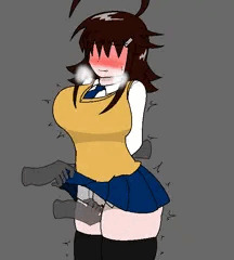 下級のハンド妖魔に拘束され弄ばれる葵