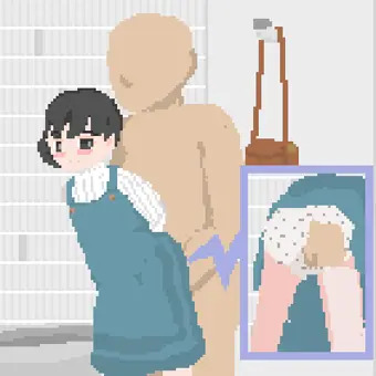 キャミワンピ バック トイレ
