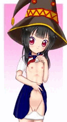 めぐみんセーラー服たくし上げ２回目