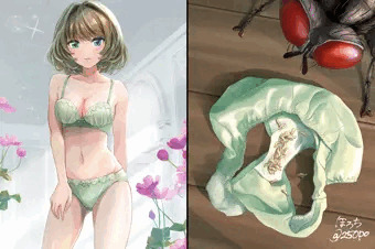 楓さんのパンツ、ウジ虫沸いてるんやが…