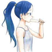 残暑、レイのモノを頬張る五月雨
