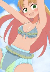 瑠璃ちゃん水着おむつ