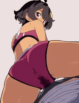 ユニフォームでまたがってくれた檸檬ちゃん