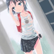 濡れ幼女