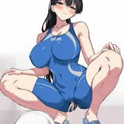 スパッツ型の競泳水着を脱ぐ余裕がなかった水泳部員