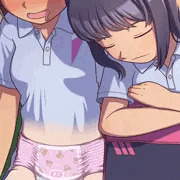 部活帰りにおむつおもらしを堪能する子