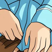 恵をいじる