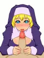 金髪シスターさんが先っちょペロペロしてくれるだけ