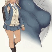 ギャル崎さんの内部を下から見た図