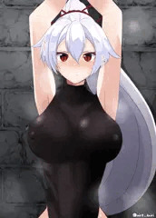 【Skeb】巴御前ナメクジ乳首責め