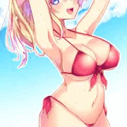 ビキニのお姉さん