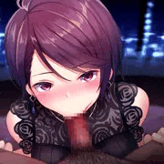 夜景を見ながら