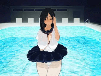 濡れちゃったね…