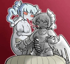 【Skeb】ラミアゴーゴン化＋石化