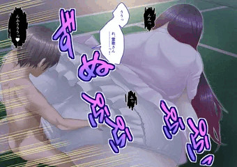 【巨女幽霊】テニスウェアの巨女さんとバック