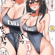 ありすちゃんのスク水を着たふみふみ