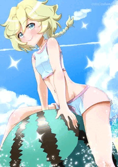 水着のエルフナインちゃん【シンフォギア】
