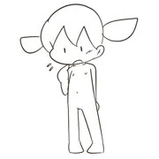 はしょり描き。