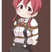 胸を絞られるみよちゃん