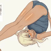 ギャル崎さんにジャンケンで勝ったらヨガのポーズしてくれた