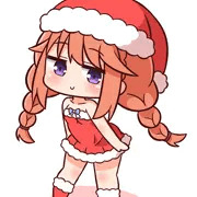 ミニスカサンタユニ先輩