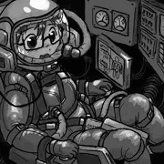 宇宙服っぽい機械姦。